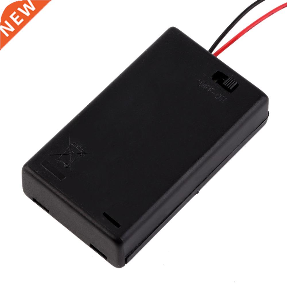 x AAA Battery Storage Cover Box Case Holder with ON/OFF Sw