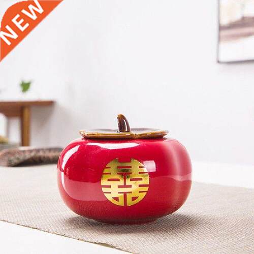 2pcs/set Persimmon Crafts Tea Canister Kitchen Teawe
