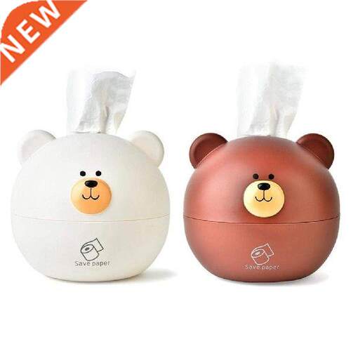 Nordic Bear Tissue Box Dry Wet Tissue Paper Case Holder