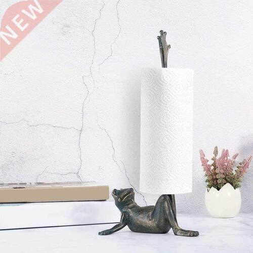 Frog Paper Towel Holder Decorative Animal Toilet Paper Roll