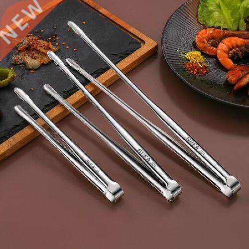 -Size Barbecue Food Tong Non-Slip Cooking Clip Stainless
