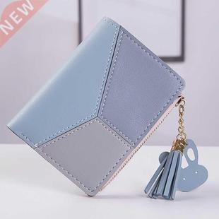 New Arrival Wallet Short Women Wallets Zipper Purse Patchwor