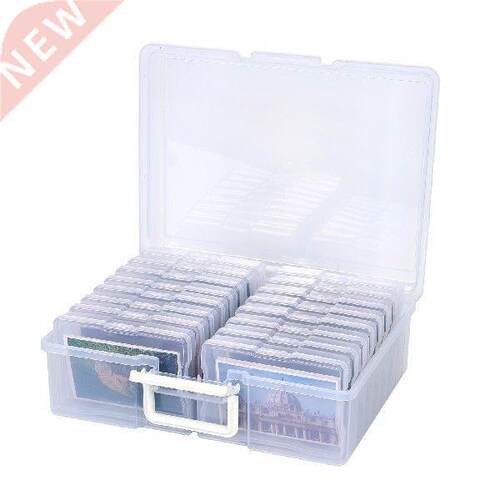 Portable Transparent Photo Storage Box Crafts Seeds Jewelry