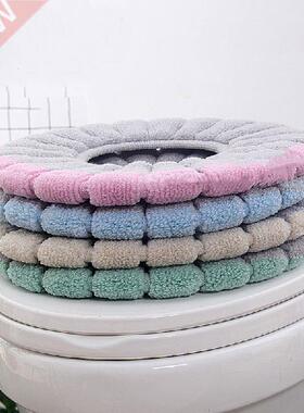 Winter Warm Toilet Seat Cover Washable Bathroom Toilet Pad