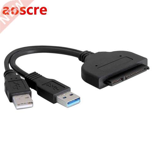 USB3.0 Easy Drive Cable Dual-Head USB3.0+USB2.0 to SATA 22Pi