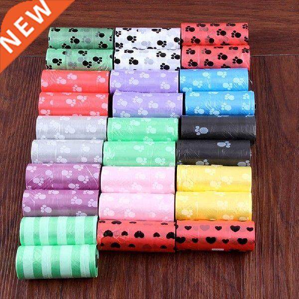 Pet Supply 10Rolls 150pcs Printing Cat Dog Poop Bags