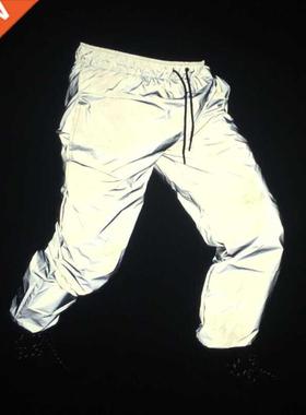 Brand Men's Trousers M Reflective Pants Fluorescent 2021 Hi