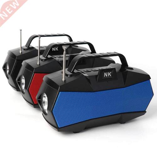 Wireless Speaker With Antenna Flashlight Portable Small