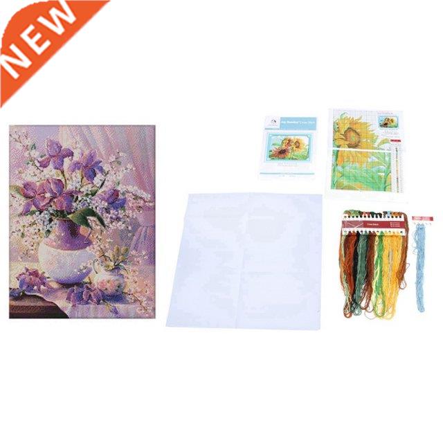 2 Set  Hand Knitting Cross Stitch Set Embroidery Set 14CT