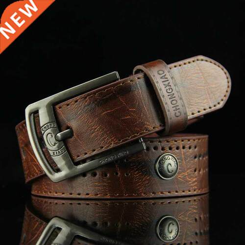 New High Quality needle buckle style leisure men's belt holl