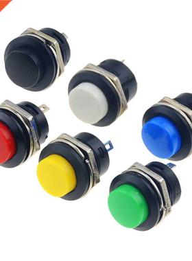 6PCS R13-507 16MM Self Return Momentary Push Button Switch 6