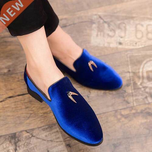 QUAOAR Fashion Party and Wedding Handmade Men Loafers Men Ve