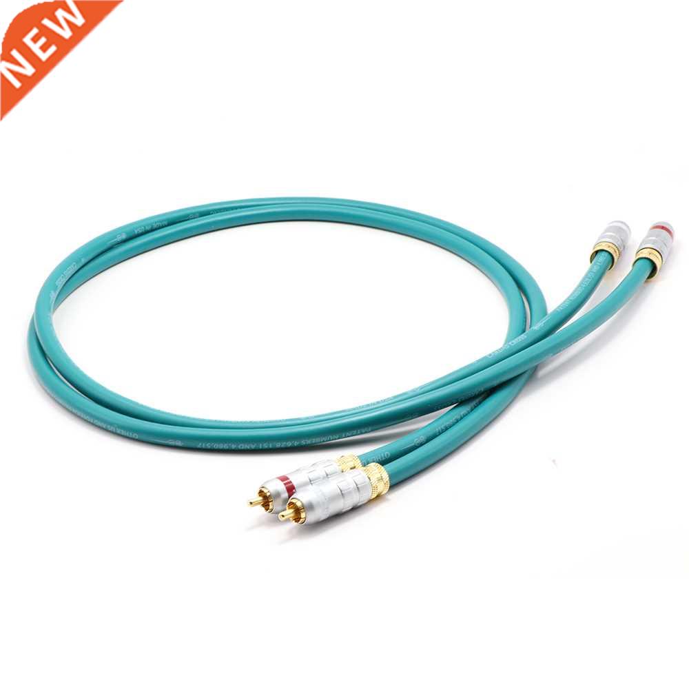 Pair Cradas cross OCC Copper RCA Interconnect Cable Signal L