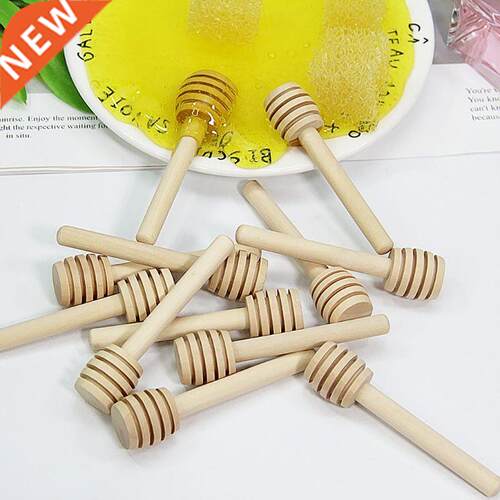 8cm/3.15in Wooden Honey Spoon Coffee Stir Bar Honey Dipper S