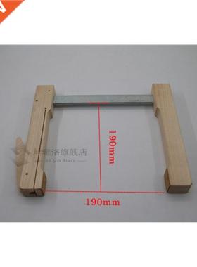 Hnd-mde Hrd Mple Wood Iron Deep Throt Clmp Guitr Cel