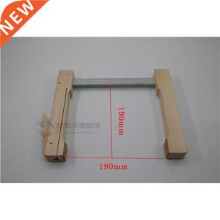 Hnd-mde Hrd Mple Wood Iron Deep Throt Clmp Guitr Cel