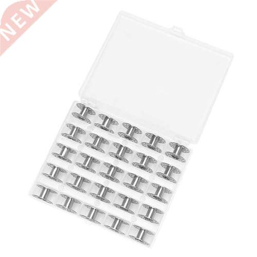 Bobbins Spool Metal Case With 25 Grid Storage Case Box For