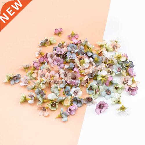 50pcs 2cm Multcolor Dasy Flower Head Mn Slk Artfcal