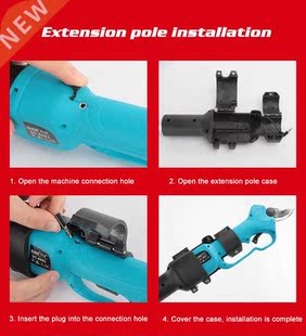 16.8V Cordless Pruner Lithium-ion Pruning Shear Efficient El