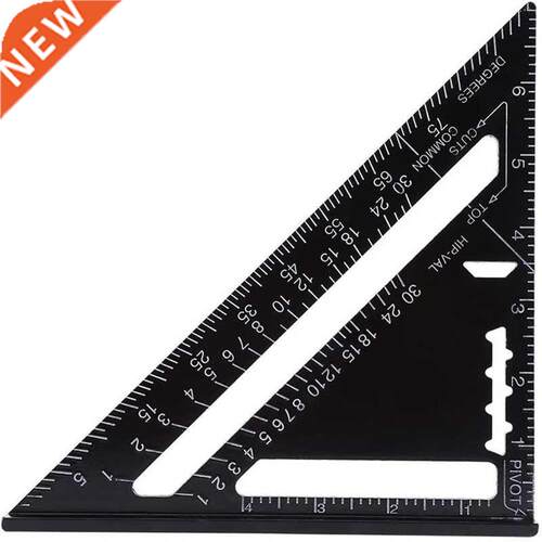 7 Inch Speed Square Layout Tool Aluminum Alloy Triple-corner