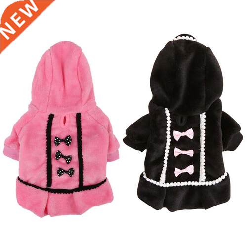 Warm Pet Dog Clothes Winter Pet Soft Hooded Dog Coat for