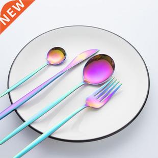 New Stainless Steel Gold Cutlery Set 30Pcs/Set Steak Knife