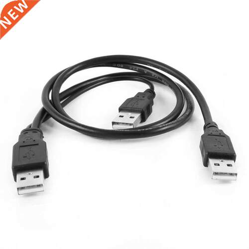 USB 2.0 A to A A Splitter Data Power Cable 2.5Ft Black for