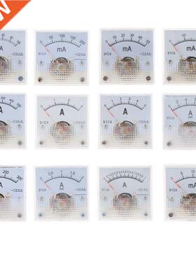 2021 New 91C4 Ammeter DC Analog Current Meter Panel Mechanic