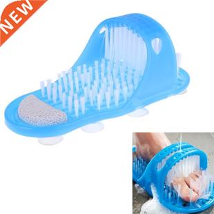 Pumice Stone Foot Scrubber Shower Plastic Bath Shoe Brush M