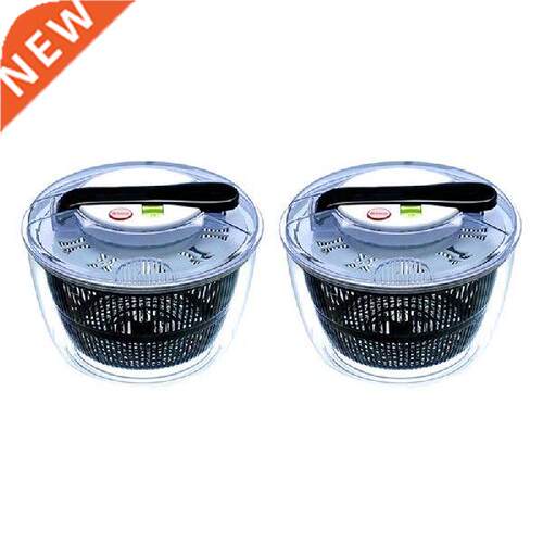 2X Manual Fruit Vegetables Dehydrator Dryer Cleaner Basket