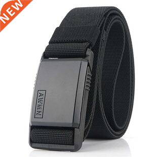 2020 Fashion Nylon Belt Metal Magnetic Buckle Adjustable Bel