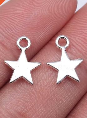 WYSIWYG 40pcs 11x8mm 3 Colors Tiny Star Charm Star Pendant F