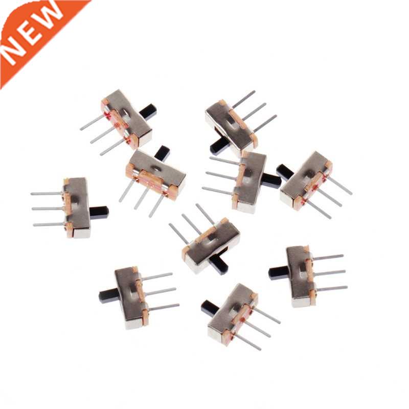 10 Pcs 2 Position On/Off SPDT 1P2T 3 Pin PCB Panel Mini Vert