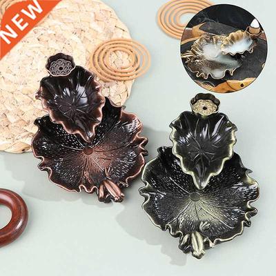 Leaf Tower Incense Ceramic Burner Fragrance Holder Backflow