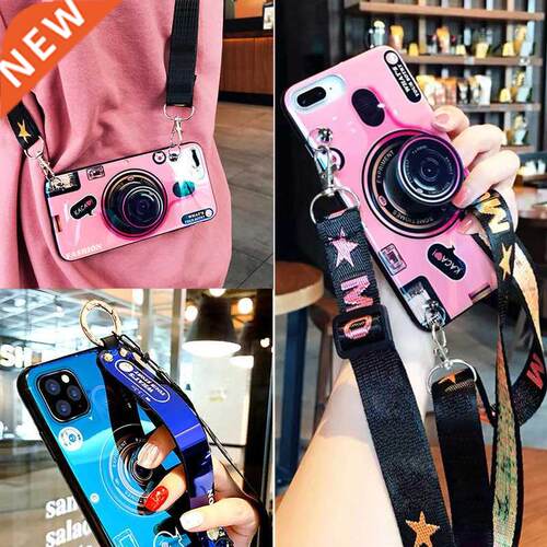 Crossbo Strap Wristband Shockproof Case For OPPO Reno5 Lit