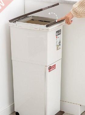 Separate Wastebin Kitchen Trash Can Dumpster Sorting Bin