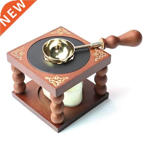 Retro Wood Sealing Wax Heater Wax Melting Furnace Wax Meltin