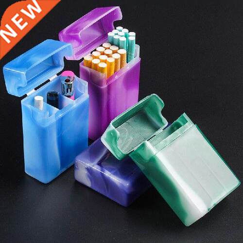 Cigarette Case With Compartments Portable Plastic Cigarette
