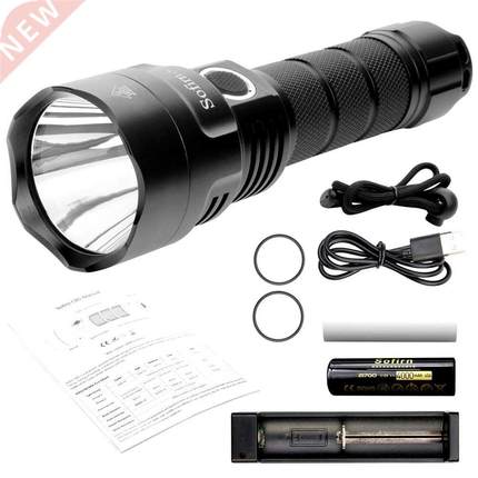 Sofirn C8G Powerful LED Flashlight 21700 SST40 18650 With Po