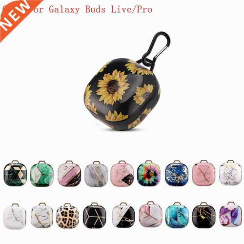 Luxury For Samsung Galaxy Buds Live/Pro case marble Glossy