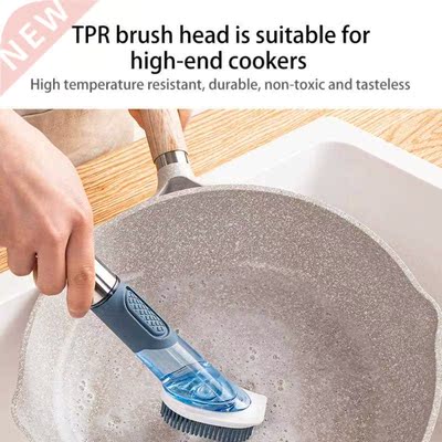 1pc New 4 In 1 Cleaning Brush Dishwashing Sponge Tableware