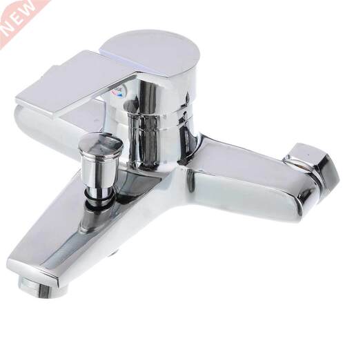 Wall Mounted Bathtub Faucet Zinc Alloy Chrome Bath Shower Mi