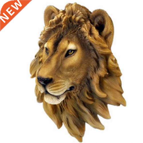 Wall Decoration Bar Wine Cellar Lion Head Simulation