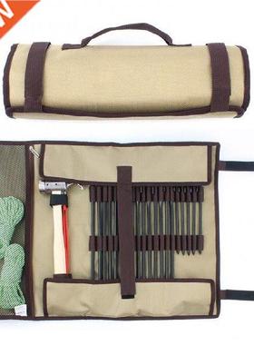 Portable Outdoor Camping Tent Nail Bag Kit Storage Sack