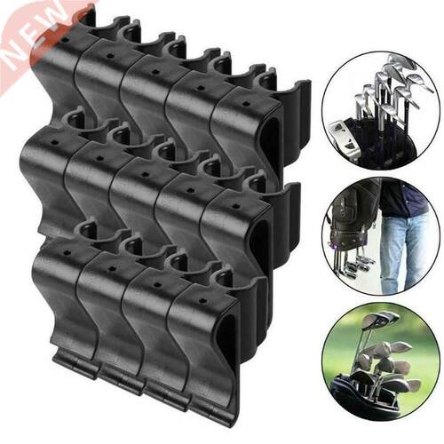 14Pcs Golf Club Clip On Clamp Holder Stand Organizer Club Ai