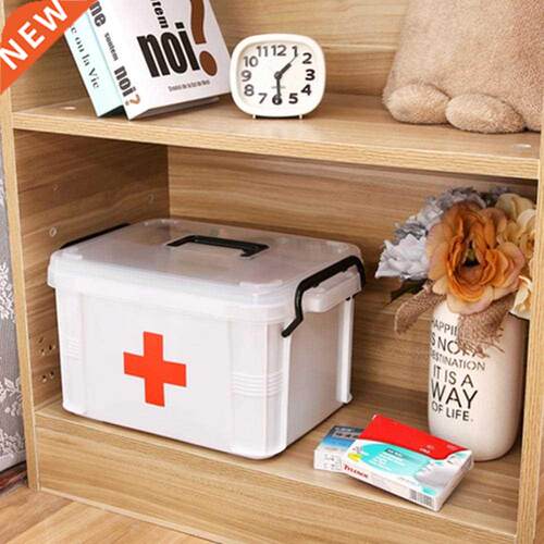 Box Plastic Storage Portable Storage Box Home Medicine Case