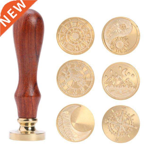 Wax Seal Retro Wood Stamp Magic Array Sealing Wax Antique St