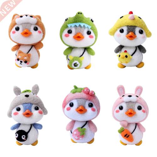 Needlework Felt Handmade Tools Penguin Toy Doll Wool Craft P