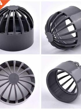 2-20Pcs PVC Pipe Vent Cap Fish Tank Permeable Seafood pool O