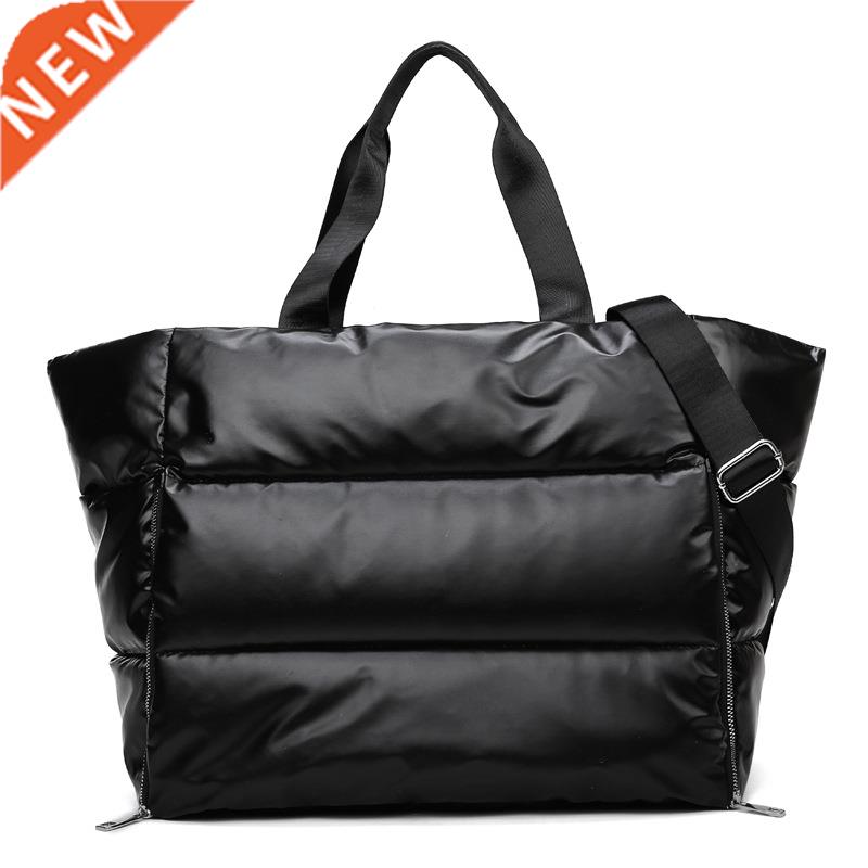 Winter Large Capacity Shoulder Bag for Women Waterproof Nylo